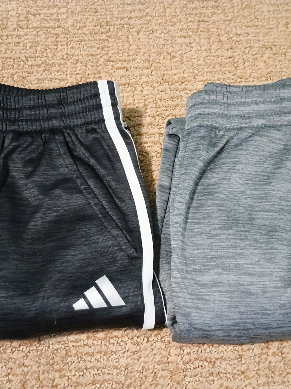 Like New Costco Adidas Kids Black/Gray Athletic Jogger Pants Set